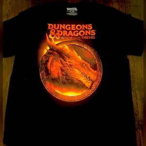 COPY - Dungeons and Dragons mens black tshirt Sz 2XL